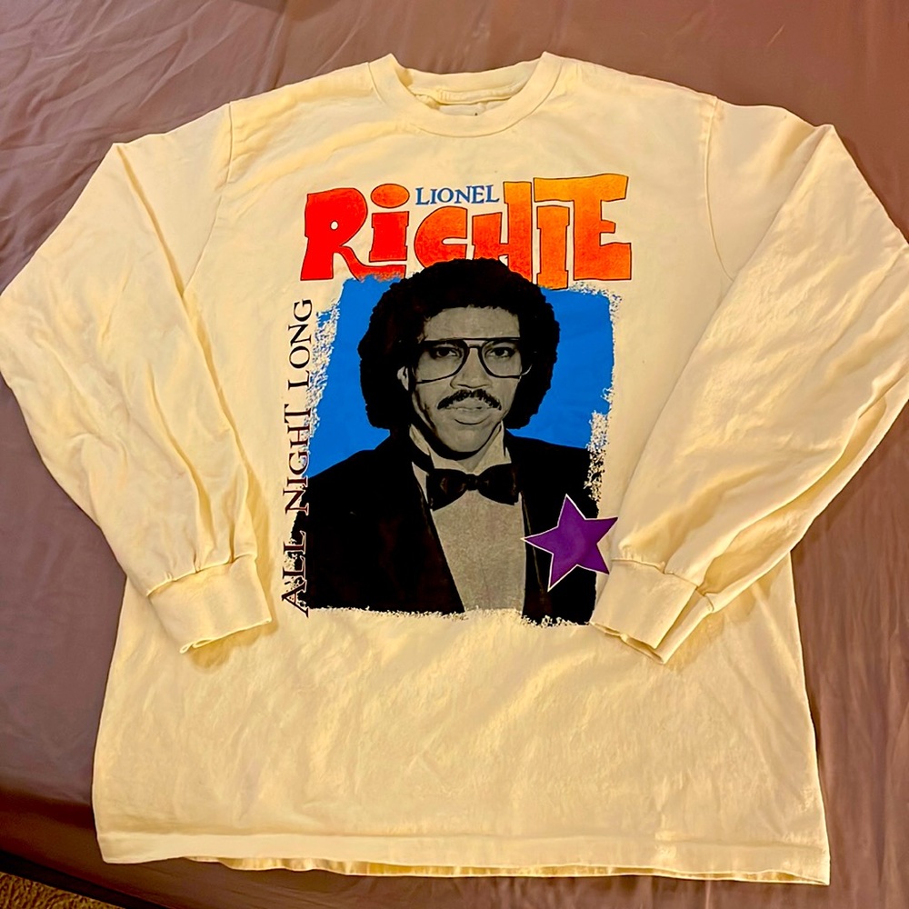 Lionel Richie 2023 “All Night Long” long sleeve shirt